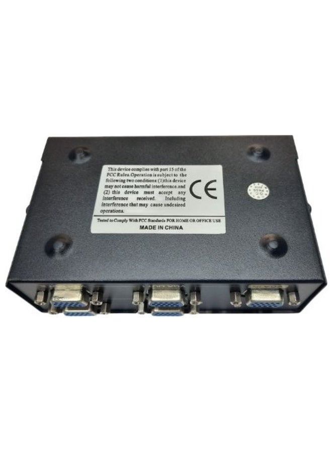 موزع إشارة VGA 1x4 | يدعم دقة 1920x1440 | عرض نطاق ترددي 250 ميجاهرتز | حاصل على شهادات CE وFCC - Image 5